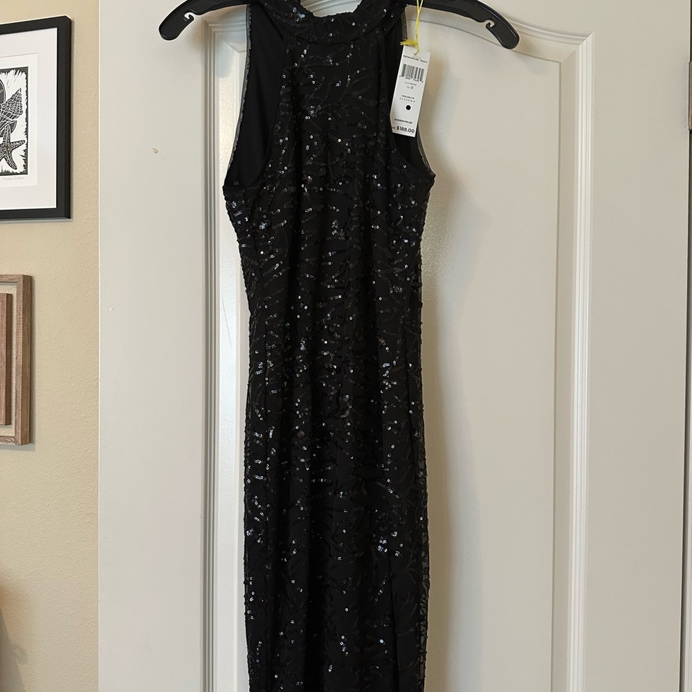 NWT Elegant Black Sequin Dress